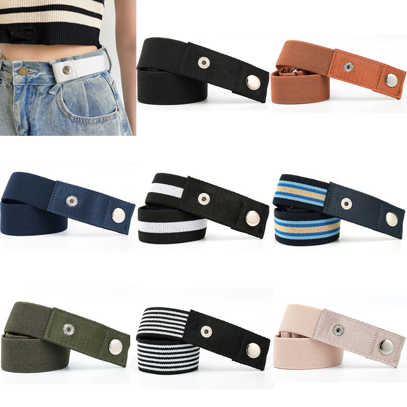 Men'S Formal Wear Belt - حزام أنيق بدون مشبك للنساء والرجال،
