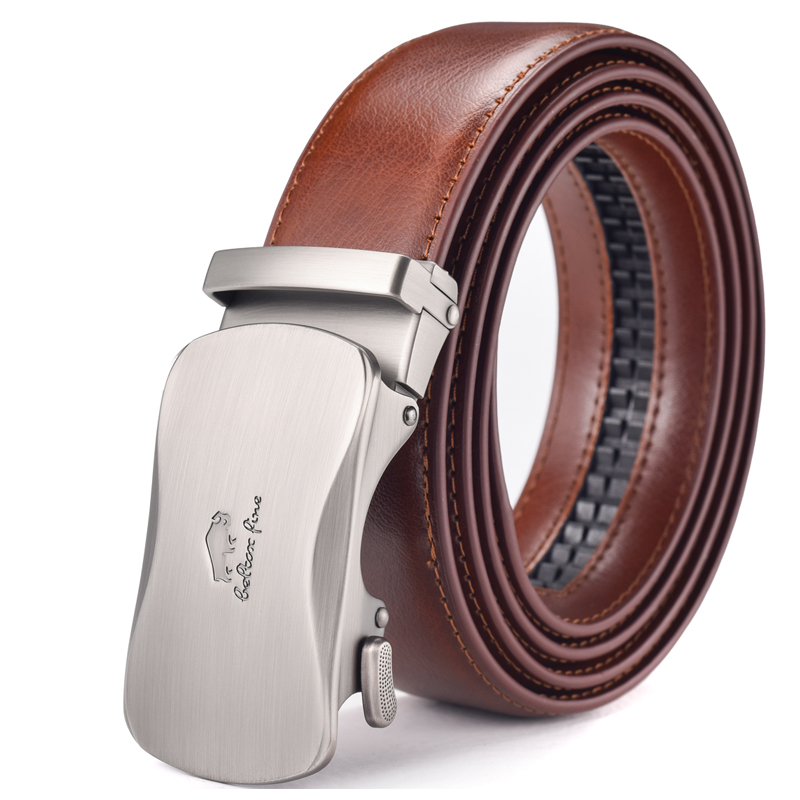Men'S Formal Wear Belt - حزام فستان بسقاطة من الجلد للرجال
