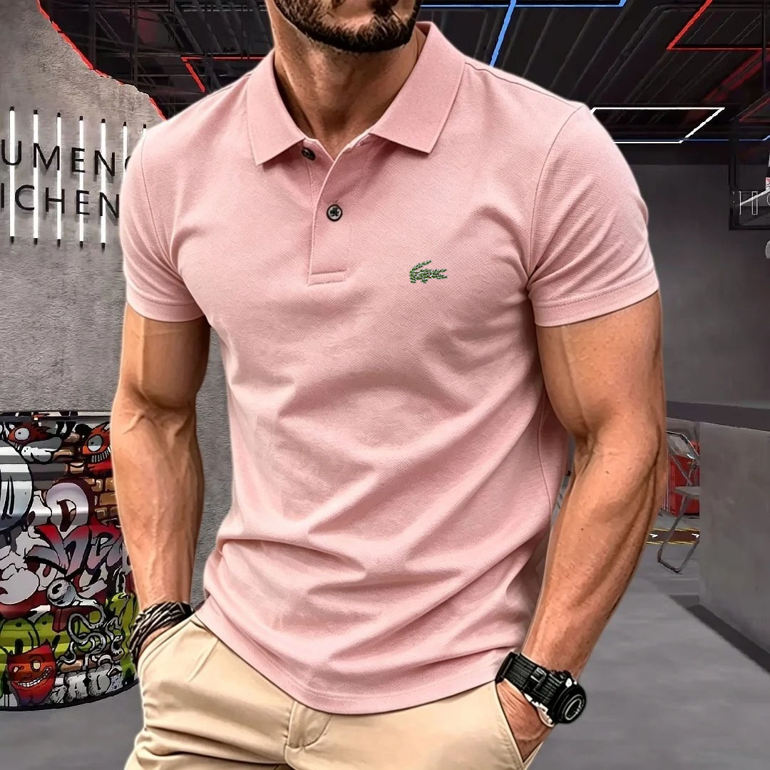 Men'S Used Formal Wear - قميص بولو رجالي بأكمام قصيرة، ياقة