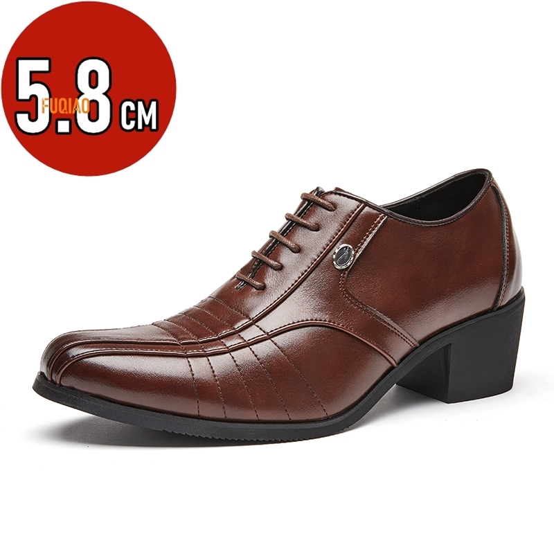 Men'S Luxury Formal Wear - أحذية رجالية فاخرة عالية الكعب موضة