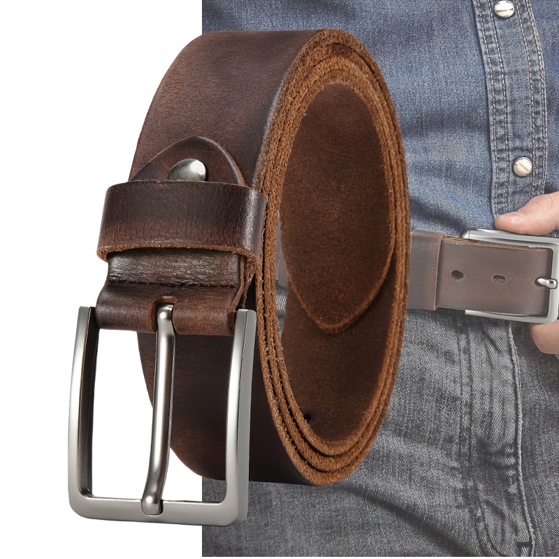 Men'S Formal Wear Belt - حزام رجالي من الجلد الطبيعي المتين