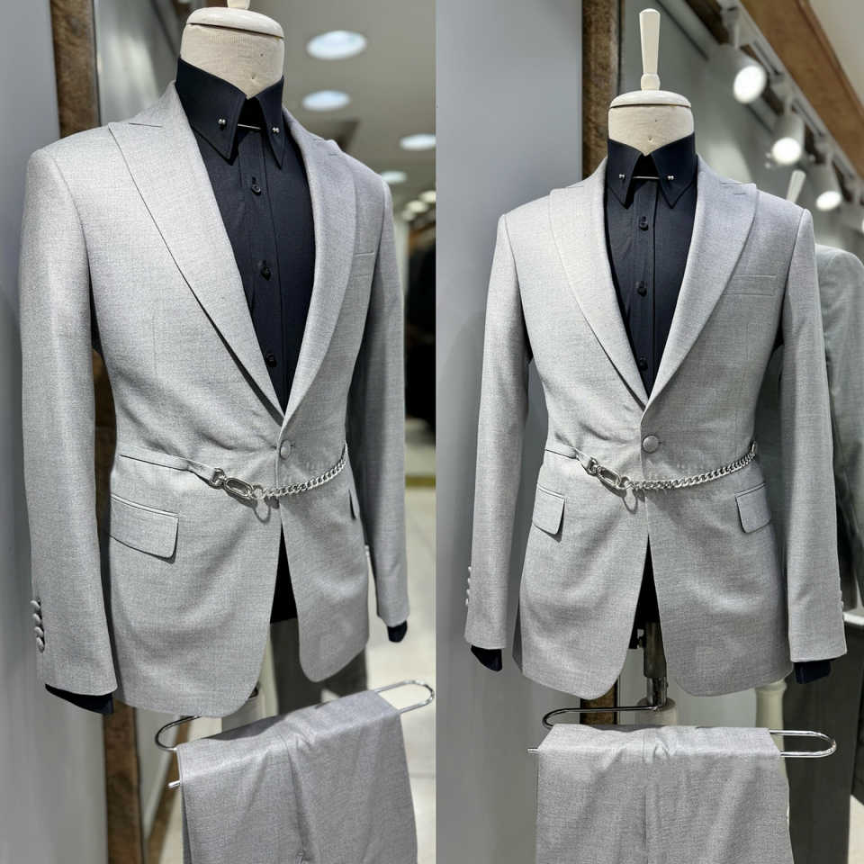 بدلات رجالية غير رسمية 3 قطع س - مراجعة Men'S Formal Wear Belt وسعره