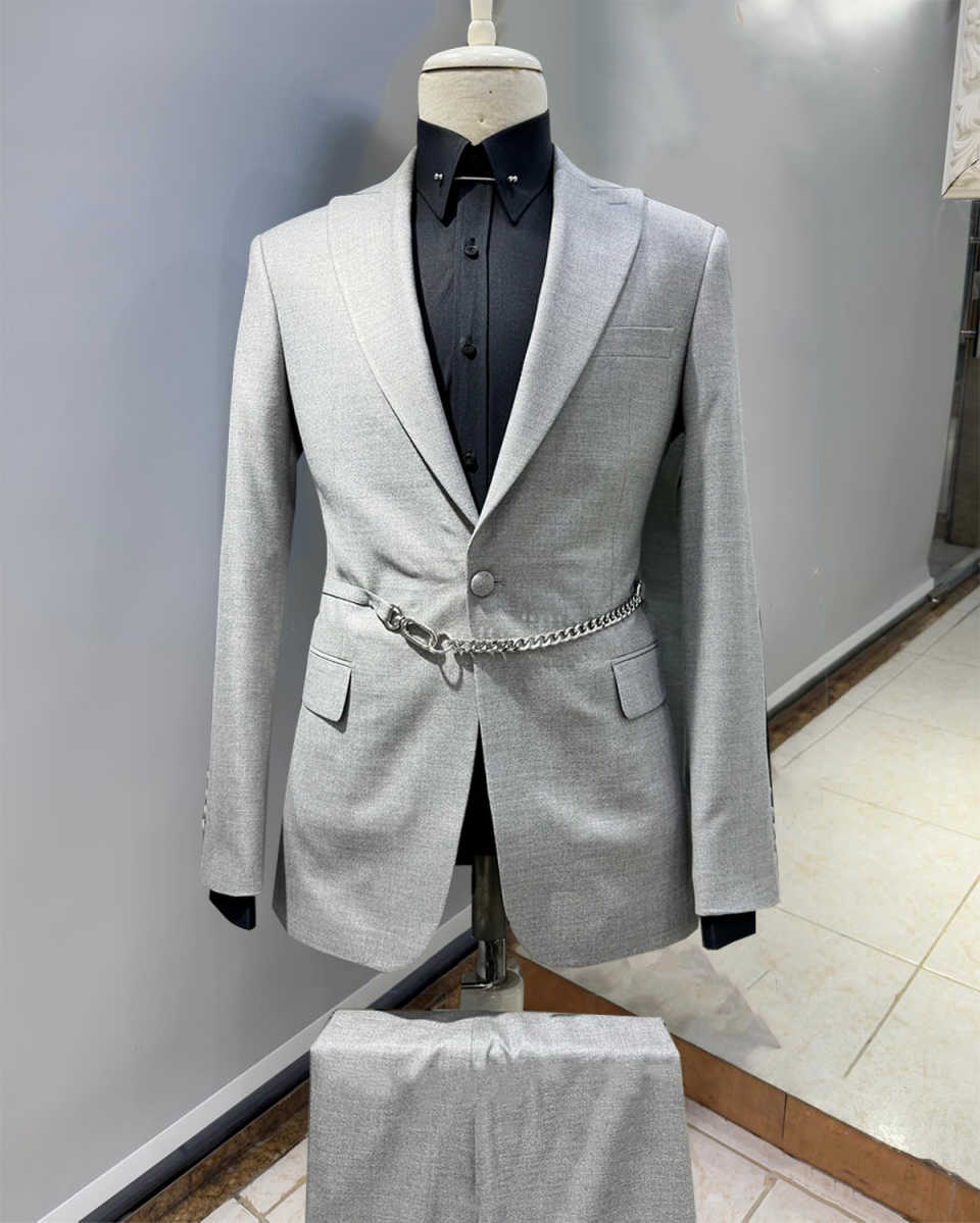 بدلات رجالية غير رسمية 3 قطع س - مراجعة Men'S Formal Wear Belt وسعره