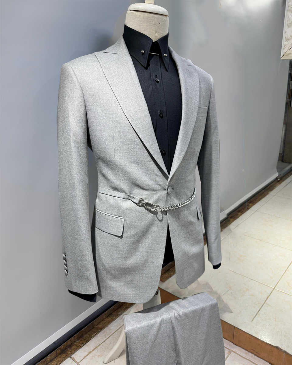 بدلات رجالية غير رسمية 3 قطع س - مراجعة Men'S Formal Wear Belt وسعره