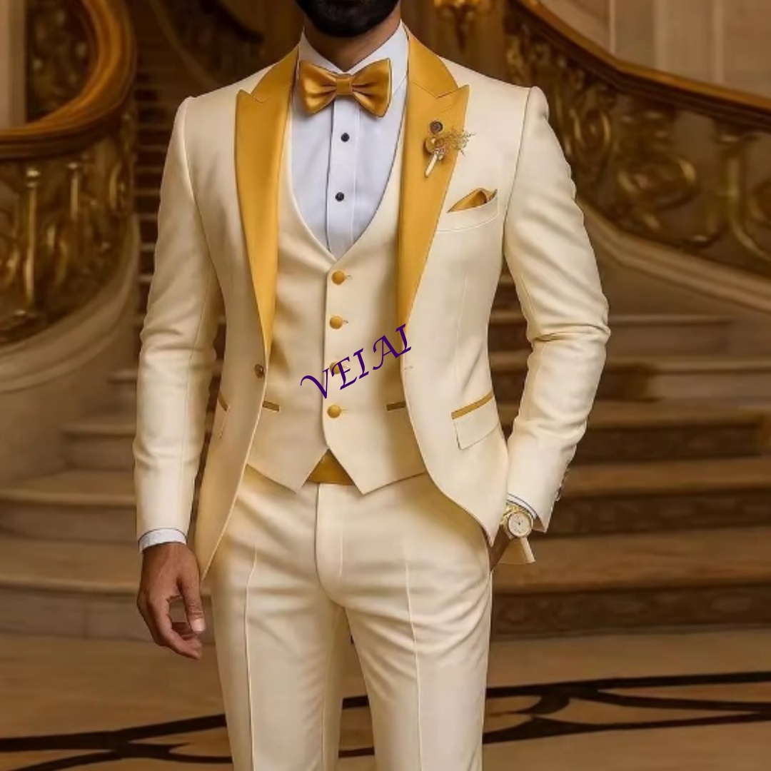 تخصيص الذهب طوق العاج الرجال د - مراجعة Men'S Formal Attire وسعره