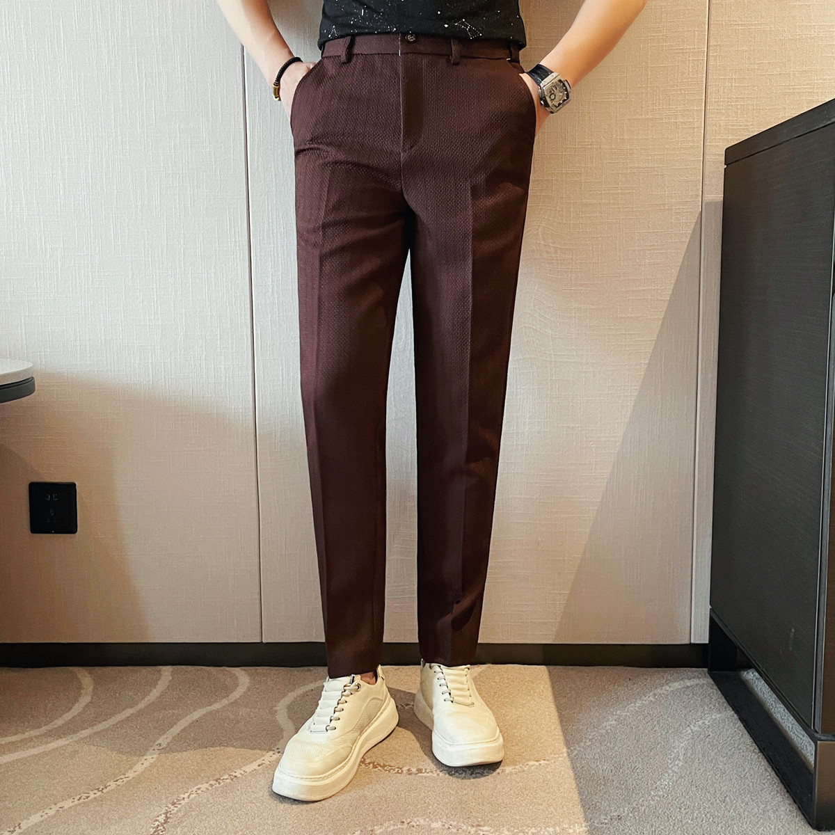 2025 ربيع وصيف جديد الرجال رقي - مراجعة Men'S Formal Attire وسعره