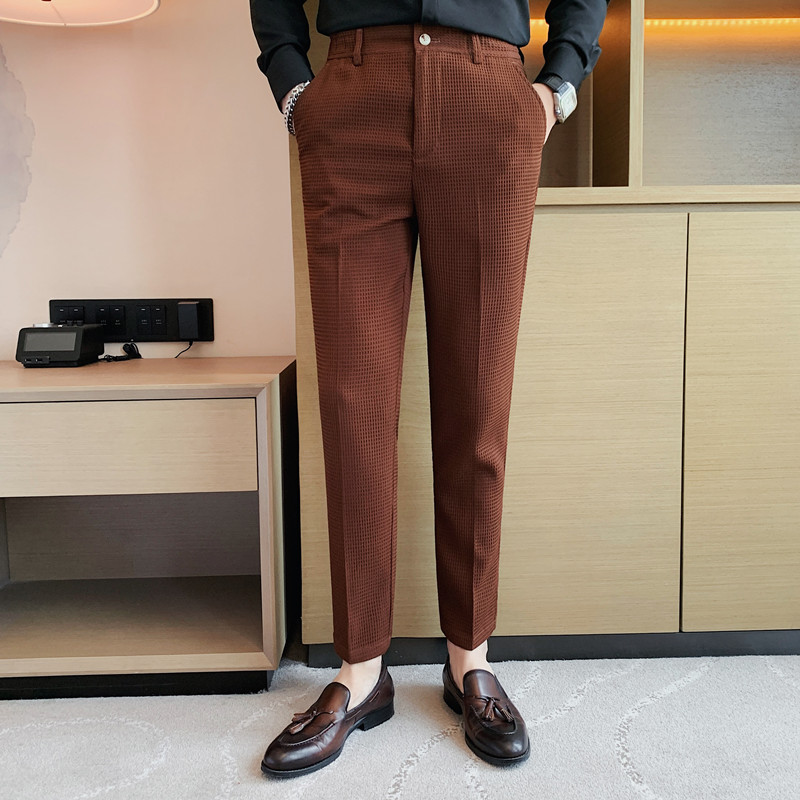 2024 خريف جديد الهراء تمتد الخ - مراجعة Men'S Formal Attire وسعره
