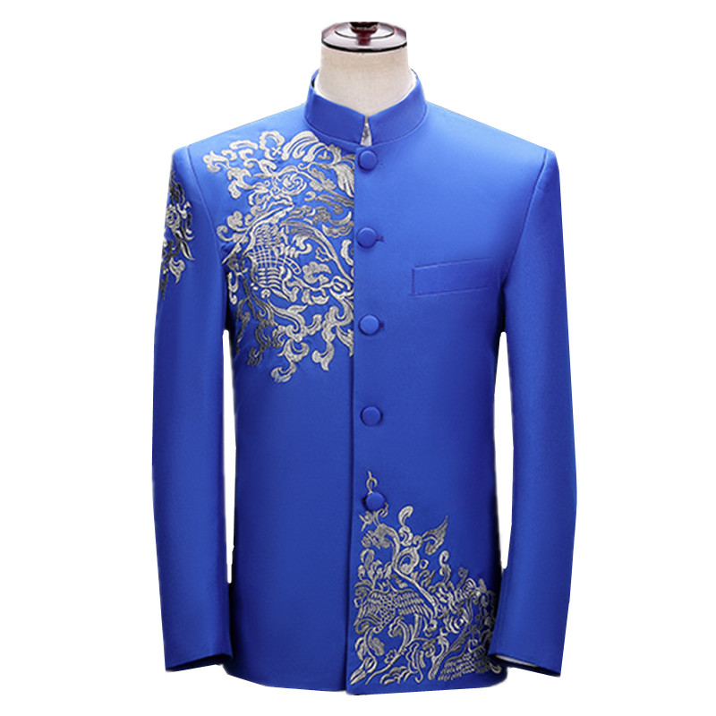 جاكيت بدلة رجالي جديد مطرز بتص - مراجعة Men'S Vintage Formal Wear وسعره