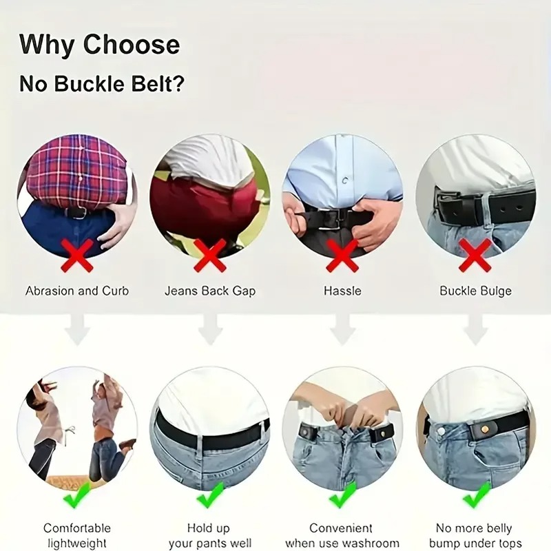 حزام خصر مرن قابل للتعديل من ا - مراجعة Men'S Formal Wear Belt وسعره
