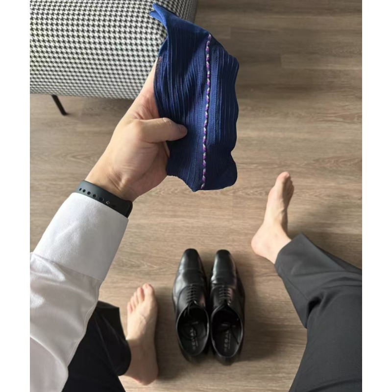 جوارب رجالية رسمية زرقاء وسودا - مراجعة Men'S Vintage Formal Wear وسعره