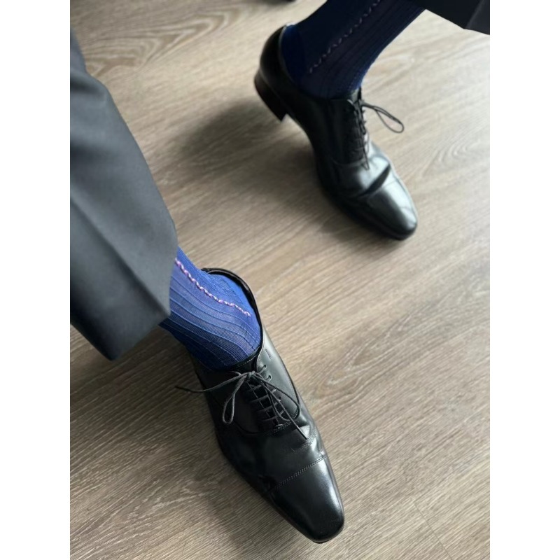 جوارب رجالية رسمية زرقاء وسودا - مراجعة Men'S Vintage Formal Wear وسعره