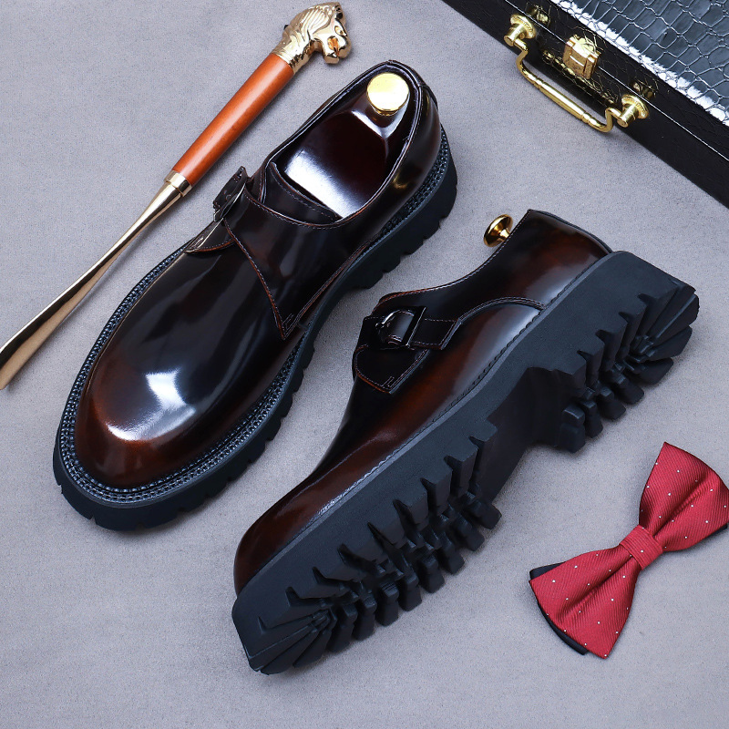حذاء رجالي من الجلد الطبيعي ،  - مراجعة Men'S Luxury Formal Wear وسعره