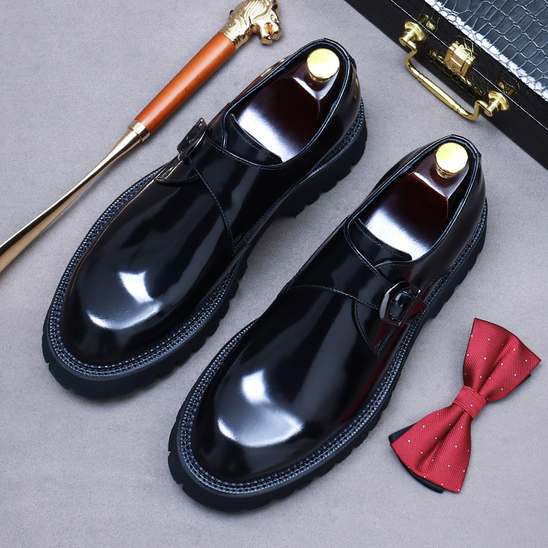حذاء رجالي من الجلد الطبيعي ،  - مراجعة Men'S Luxury Formal Wear وسعره