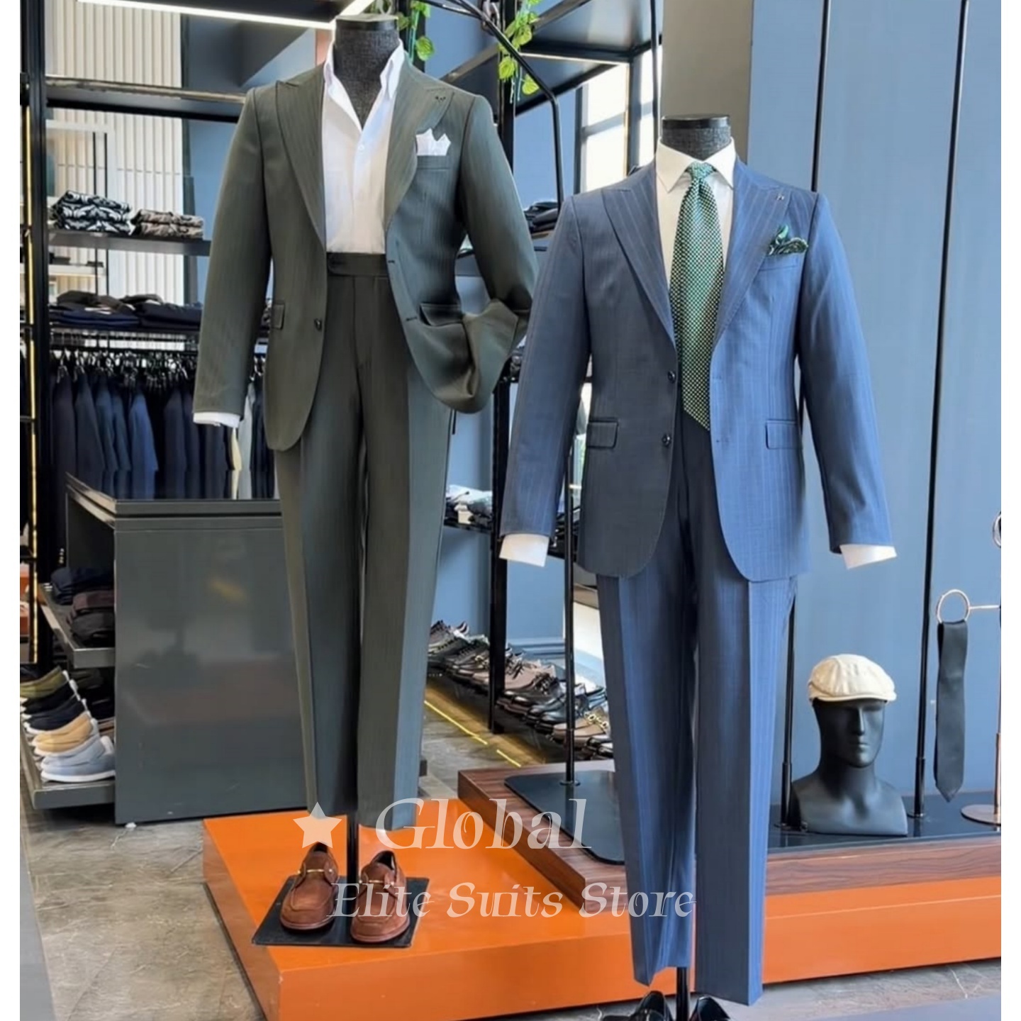 بدلة رجالية كلاسيكية بزرين وخط - مراجعة Men'S Vintage Formal Wear وسعره