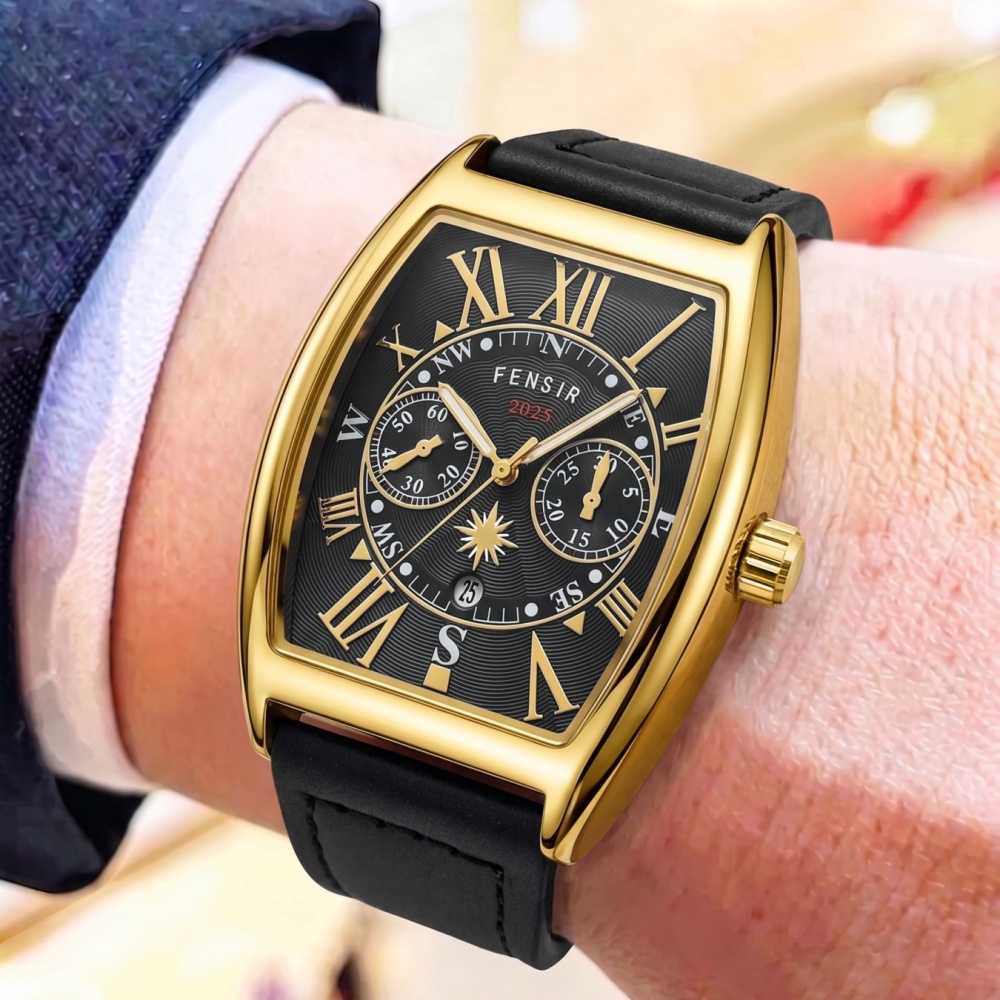 ساعة رجالية فاخرة بحركة كوارتز - مراجعة Men'S Vintage Formal Wear وسعره